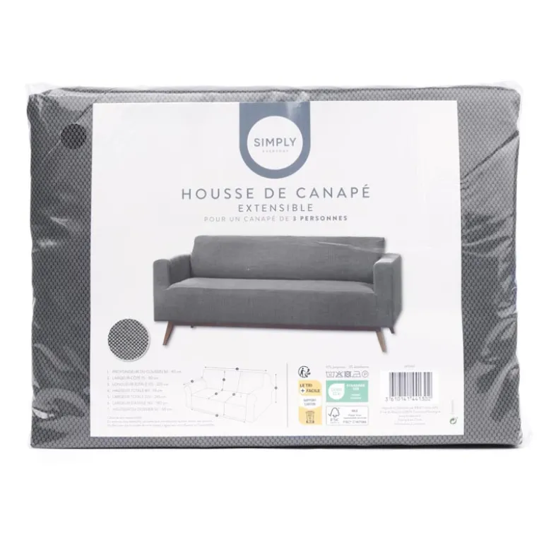 Housse de canape nid d'abeille 3
