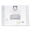 Housse de canape unie 2p gris