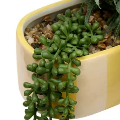 Jardiniere dans pot raye