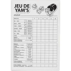 Jeu du yams geant