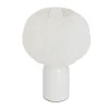 Lampe abat jour tissu h33cm blc