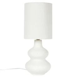 Lampe ceramique creme