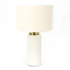 Lampe nervuree ceramique
