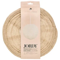 Lanterne boule lin jordy