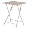 Large table pliante creme