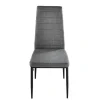 Lot de 4 chaises grises