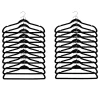 Lot de 20 cintres velours noir