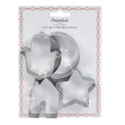 Lot de 4 emporte pieces oriental