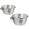 Lot de 2 faitouts en inox d20/24