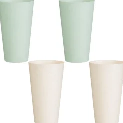 Lot de 4 gobelet plastiques