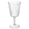 Lot de 4 verres a vin strie