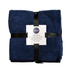 Lot x5 serviettes de sport micro