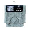 Lot x2 tapis de bain sauge