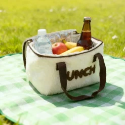 Lunch bag bouclettes 24x16x17cm