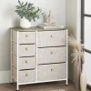 Meuble 7 tiroirs blanc / creme