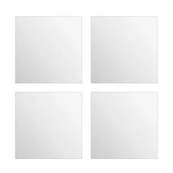 Miroir adhesif carre x4