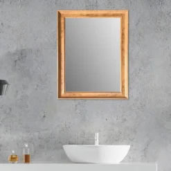 Miroir oslo effet bois