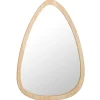 Miroir ovoide bois