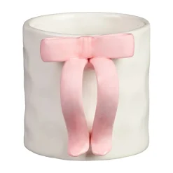 Mug blanc effet bulle avec anse