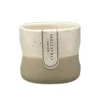 Mug blanc et creme naturel 400ml