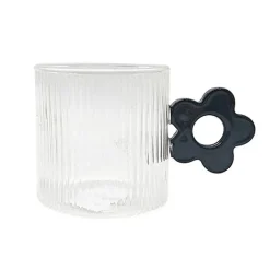 Mug strie hanse marguerite 2 ass