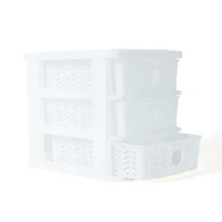 Organiseur 3 tiroirs chevron