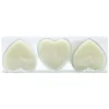 Pack de 3 bougies coeur