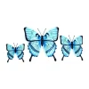 Pack de 3 papillons deco murale