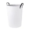 Paniere a linge ronde blanche