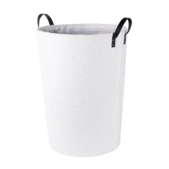 Paniere a linge ronde blanche