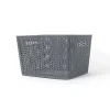 Paniere chevron l 35x29x22cm