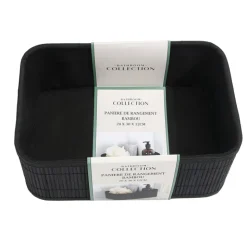 Paniere de rangement bambou noir