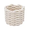 Paniere rangement en corde creme