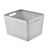 Paniere rectangulaire effet lin