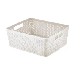 Paniere rectangulaire effet lin
