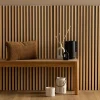 Panneau decoratif tasseaux bois