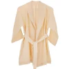 Peignoir gaze de coton l/xl rose