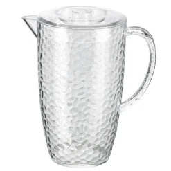 Pichet craquele transparent