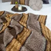 Plaid boucle 125x150cm marron