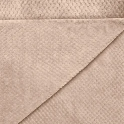 Plaid gaufre taupe