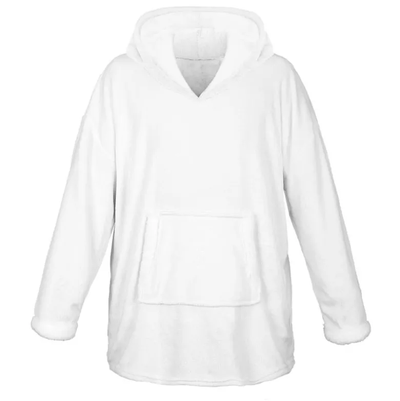 Plaid hoodie creme simply cosy