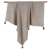 Plaid india 130x170cm creme
