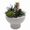 Plante artificielle pot blanc su