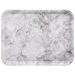 Plateau marbre blanc 33x43cm