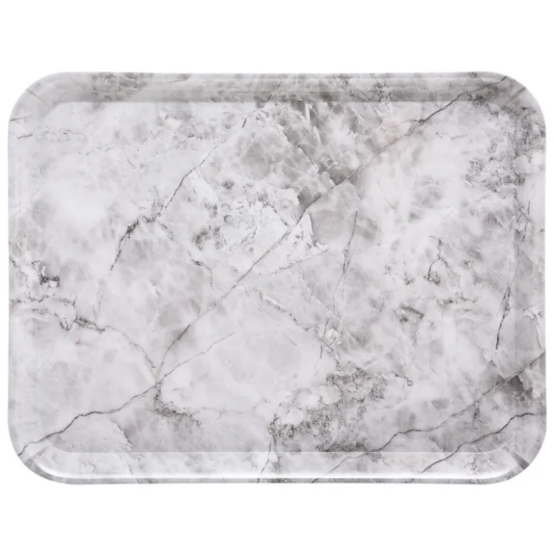 Plateau marbre blanc 33x43cm