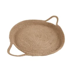 Plateau tresse avec poignees