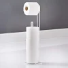 Porte papier toilette blanc