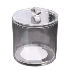 Pot de rangement rond transparen