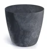 Pot effet beton anthra o18cm