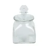 Pot fleur en verre 10x10x15cm